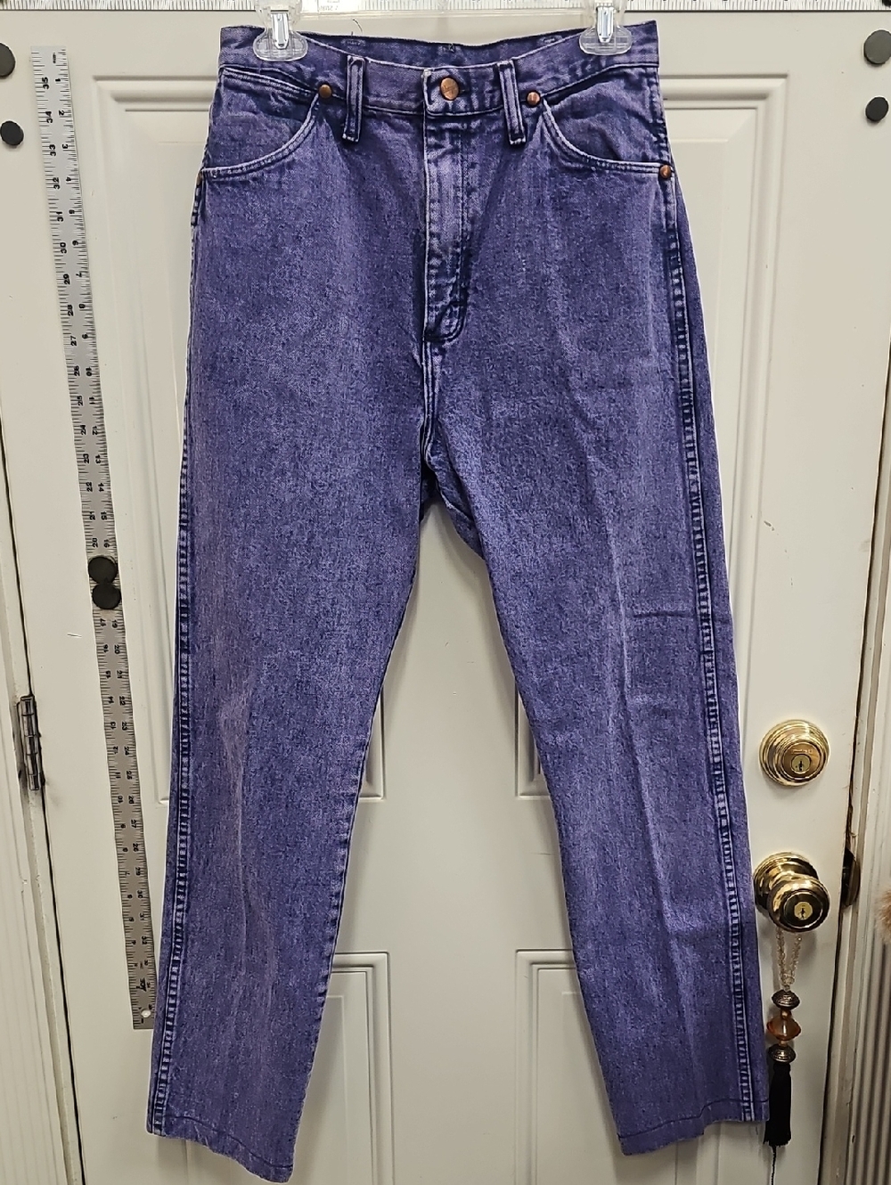 Purple, Wrangler, Vintage, Cotton, Western, Cowgirl, High-Waist, Festival,